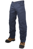 WP061 - Fleece Lined Flex Twill Cargo Pant - Navy Blue - gallery image