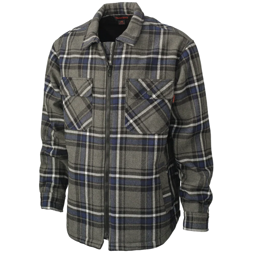 Tough Duck Sherpa Bonded Flannel Jac-Shirt