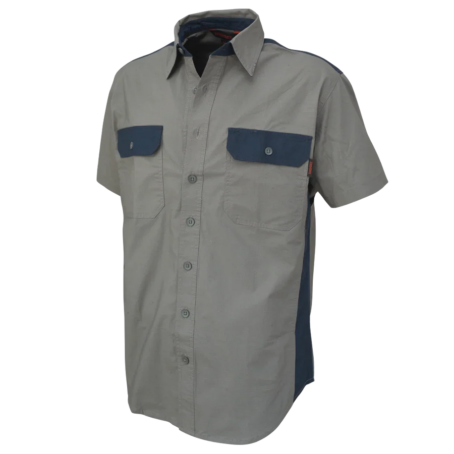 Tough Duck S/S Stretch Ripstop Color Block Shirt