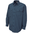 WS191 - L/S Stretch Ripstop Shirt - Navy Blue - product image
