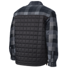 WS25 - Hybrid Quilted Flannel Shirt - Blue Plaid - gallery image