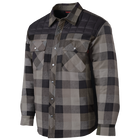 WS25 - Hybrid Quilted Flannel Shirt - Stone Plaid - product image