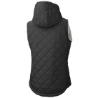 WV101 - Quilted Sherpa Lined Vest - Black - gallery image