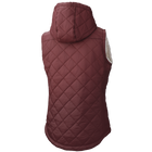 WV101 - Quilted Sherpa Lined Vest - Red - gallery image