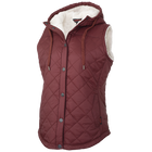 WV101 - Quilted Sherpa Lined Vest - Red - product image
