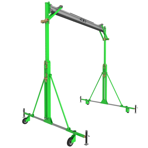3M DBI-SALA Flexiguard A-Frame Rail Adjustable Height Anchor System 8517780, 2 User, Yellow, 16 - 22.5 ft Height, 20 ft Width