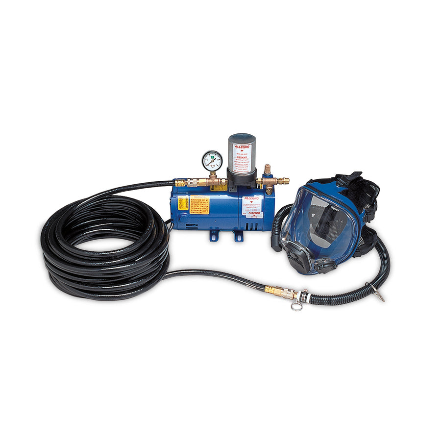 1-Worker Full Mask System with 50' Hose - Allegro