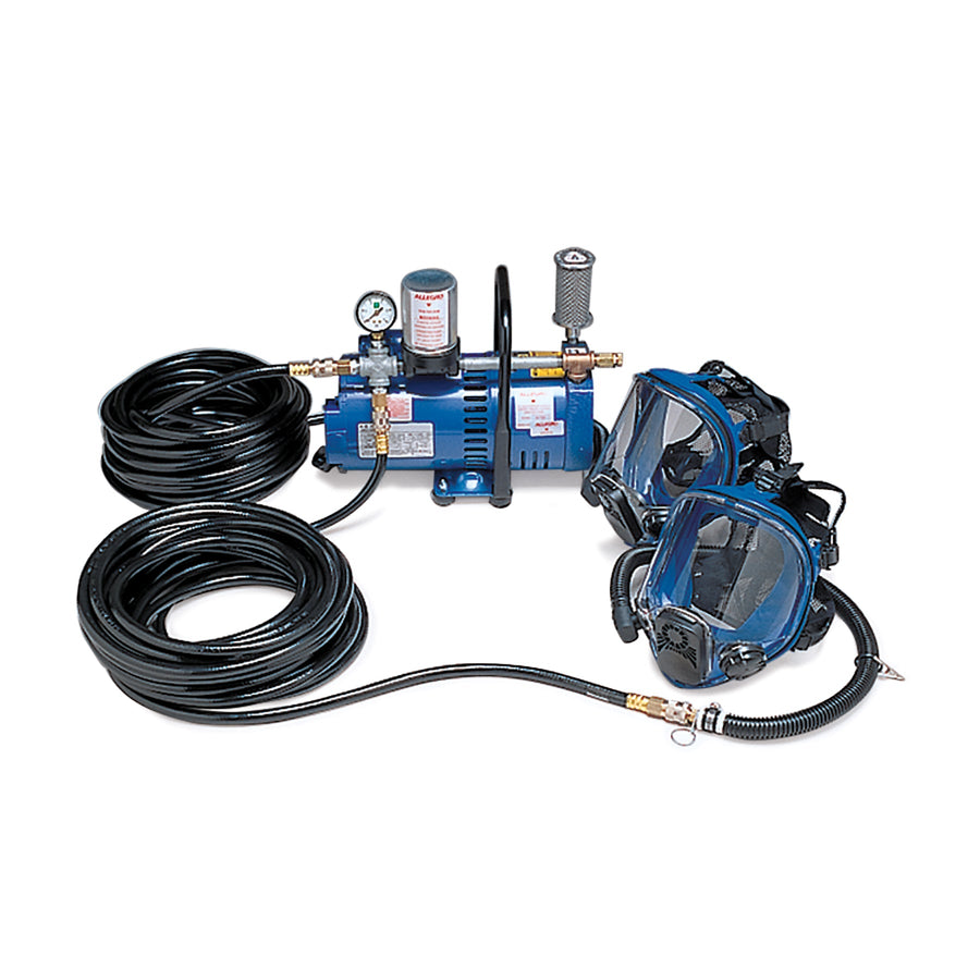 2-Worker Full Mask System with two 50' Hoses - Allegro