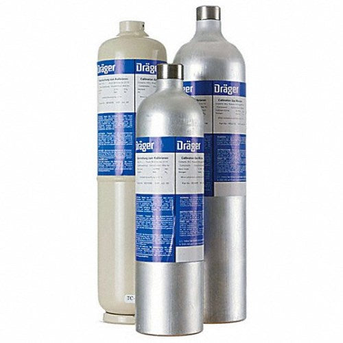 Dräger calibration gas cylinder 116 L CH4 CO H2S O2 in nitrogen - 4597161