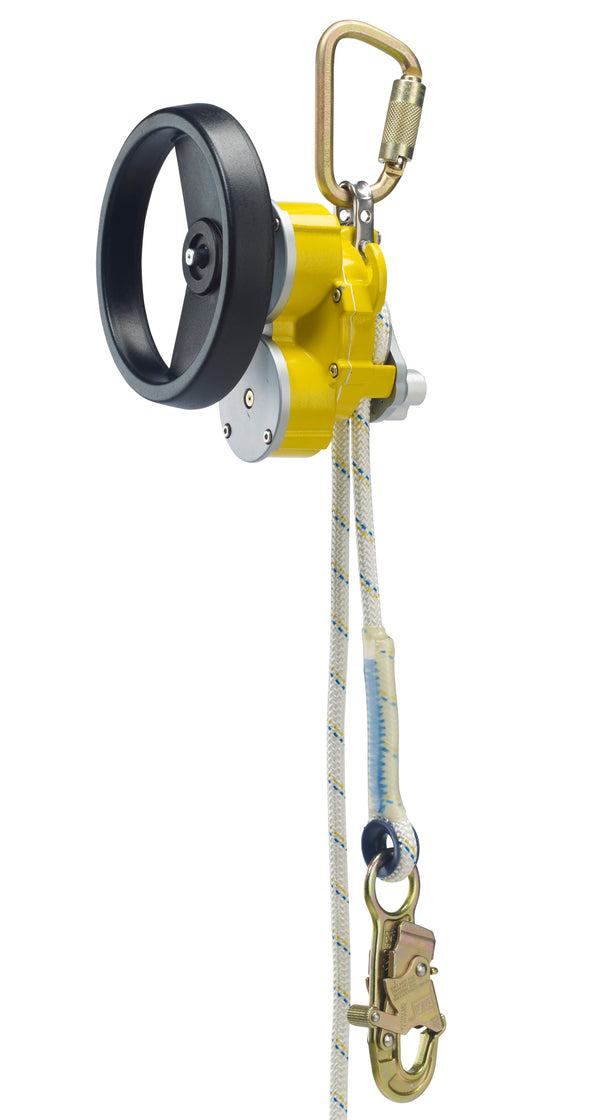 3M DBI-SALA Rollgliss R550 Rescue and Descent Device Kit 3325050, 3/8 in Nylon Kernmantle Rope, 50 ft (15.2 m)