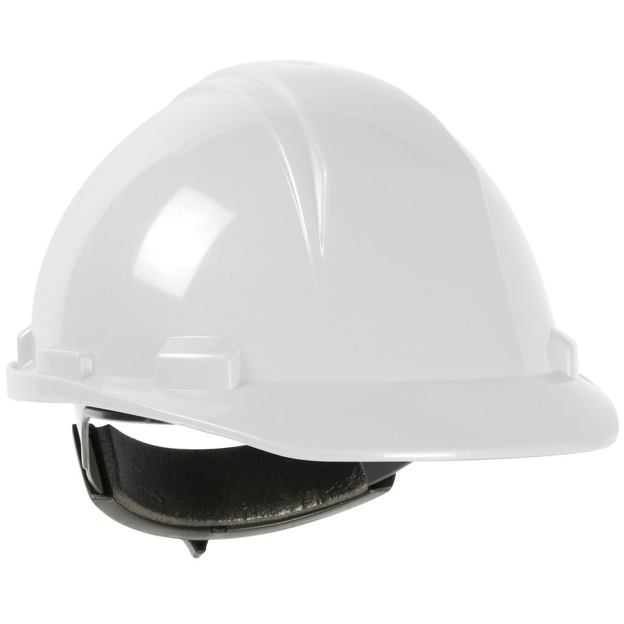 Dynamic Mont-Blanc - Cap Style Hard Hat with HDPE Shell, 4-Point Nylon Suspension, Reflective Stripes and "Sure-Lock" Swing Ratchet Adjustment - HP542R-01-RS2