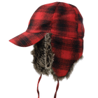 I16416 - Plaid Fudd Hat - Red/Blue - product image