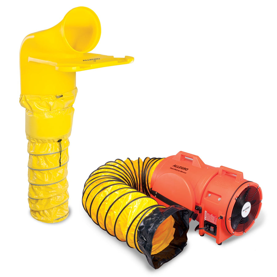 12" Axial AC Plastic Blower System w/ 12" MVP (9543 Blower) - Allegro