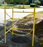 Manhole Guard Rail (42"l x 42"w x 42 1/4"h, 45 lbs.) - Allegro