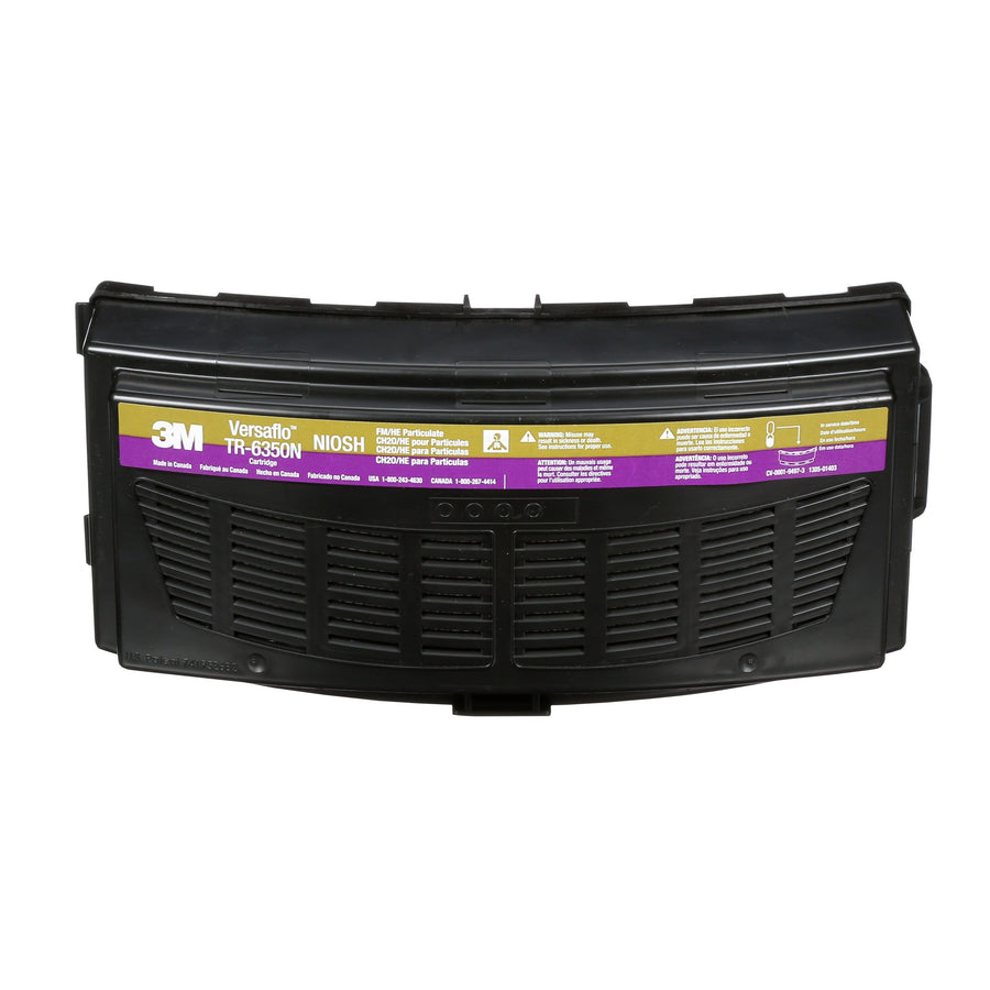 3M Versaflo Formaldehyde/HEPA Cartridge, TR-6350N, for 3M Versaflo Powered Air Purifying Respirator, TR-600 and TR-800, 5/case
