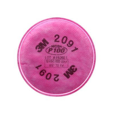 3M™  P100 Particulate Filter - 2091- 50PR/CS