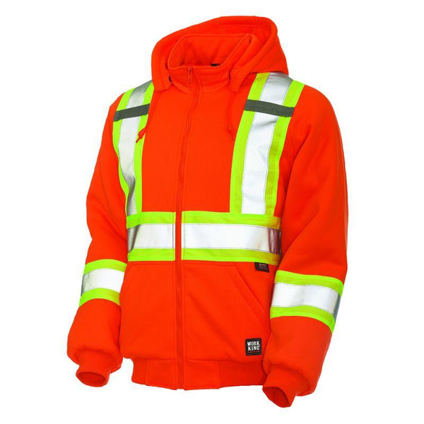 Thermal lined hi vis sweatshirt top