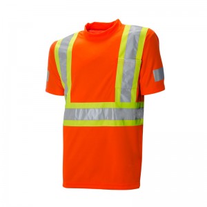 Orange Short Sleeve Traffic Shirt - 1/CS
