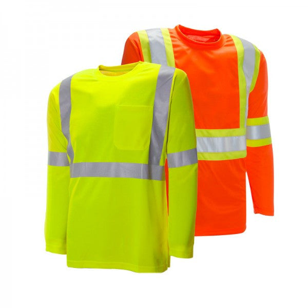 Long Sleeve Traffic Safety Shirt -1/CS