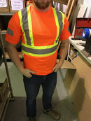 Orange Short Sleeve Traffic Shirt - 1/CS