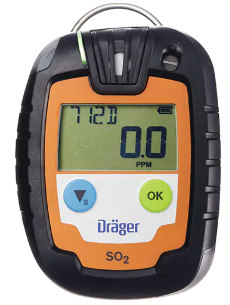 Drager PAC 6000 Single Gas Sulfur Dioxide (SO2) Monitor - 1/CS