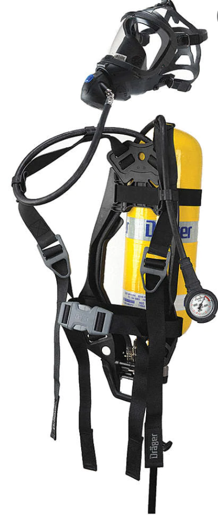 Drager SCBA - PAS Lite w/ Panorama Nova Mask & 30 Minute Aluminum Cylinder with Protective Case- 4046192 - 1/CS