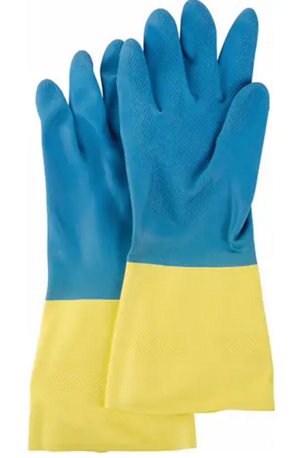 Neoprene/Rubber Latex Glove- Flock-Lined-LF128-mil- NS53 - 36PR/CS