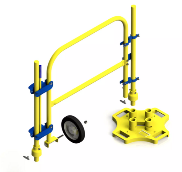 T-Rail® 17 - Yellow Rail Gate Kit - 1/CS