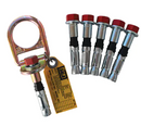 Concrete D-ring Anchor with Bolts, Bolt-On/Concrete- Temporary Use - 2104561-1/CS
