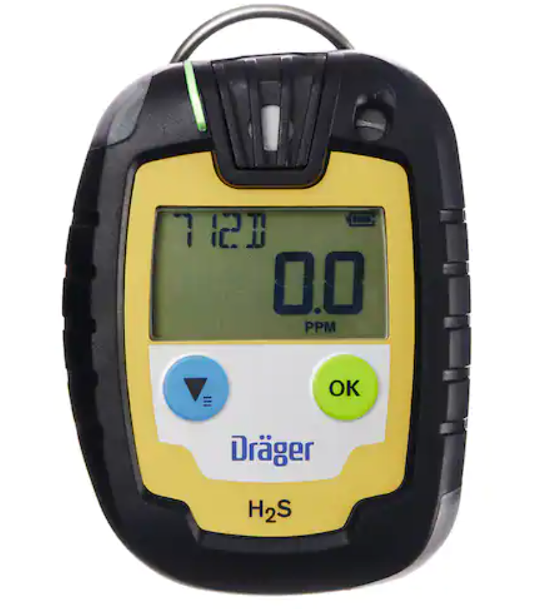 Drager PAC 6500 Hydrogen Sulfide (H2S) Single Gas Monitor- 8327613 - 1/CS