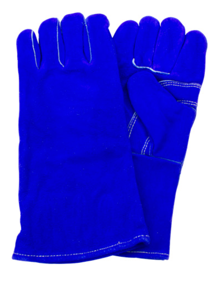 Leather Welding Gloves- GLW1-MN-W9A - 24PR/CS