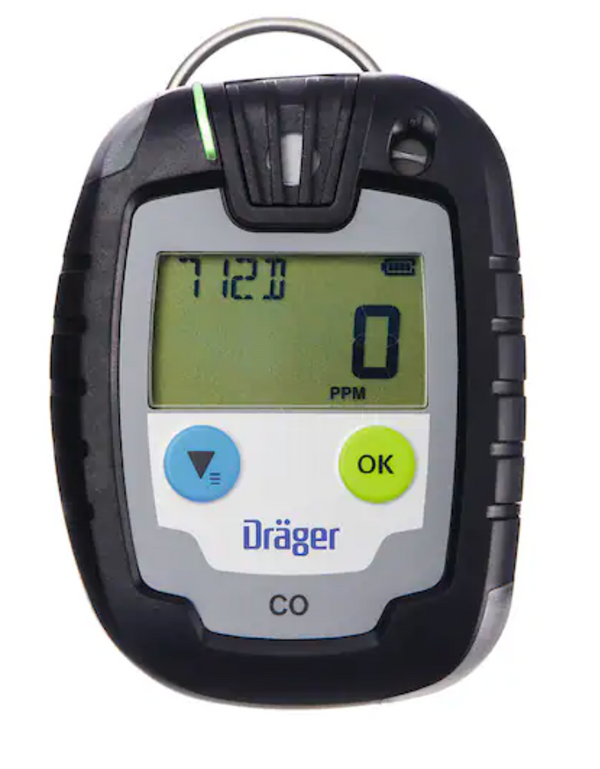 Draeger PAC 6000 Single Gas Carbon Monoxide Monitor- 2yr life - 1/CS