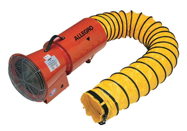 Allegro® 9514 8” AC Axial Blower with Canister - 9514 / 9515 - 1/CS