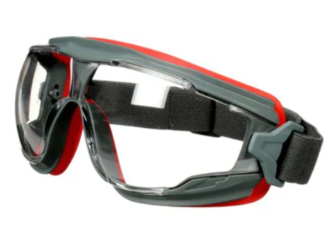 3M™ GoggleGear Splash Goggle with Clear Scotchgard™ Anti-Fog Lens- GG501SGAF - 10/CS