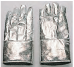 14" Aluminized Rayon 5 Finger Glove w/ Thermonol Palm- ATHTH-210-14F - 1PR/CS