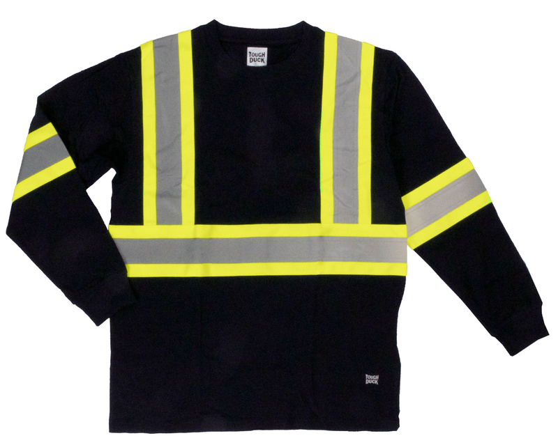 Tough Duck - 100% Cotton - Safety Long Sleeve Shirt- ST21 - 1/CS