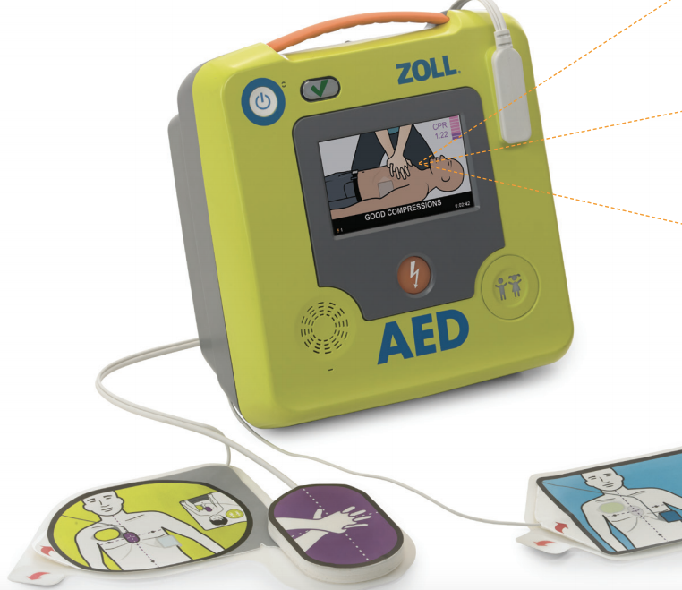 Zoll AED 3 -Semi-Automatic Defibrillator - 8501001101-  1/CS