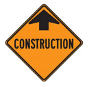 Rigid Reflective Construction Signs - 1/CS